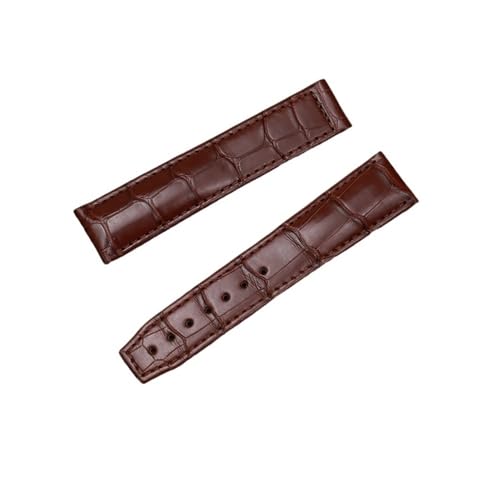 LMPVPDGADZ 20 mm 21 mm Uhrengürtel aus Leder, passend for Maurice Lacroix MASTERPIECE LES CLASSIQUES PONTOS Uhrenarmband(Brown bamboo texture,20mm) von LMPVPDGADZ