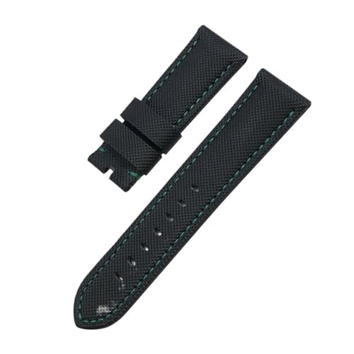 LMPVPDGADZ 22mm 24mm 26mm Nylon Textur Carbon Fiber Armband Fit for Panerai Fit for Luminor PAM1312 441 Schwarz armband Armband(Beige,24mm) von LMPVPDGADZ