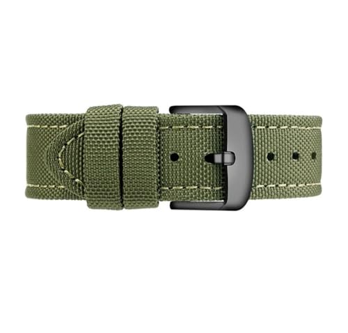 LMPVPDGADZ 22mm24 passend for Breitling Nylon-Uhrenarmband Super Ocean Series Nylonband alle(Army green bk,20mm) von LMPVPDGADZ