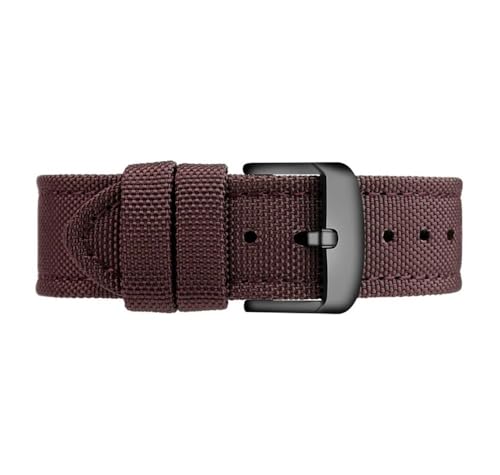 LMPVPDGADZ 22mm24 passend for Breitling Nylon-Uhrenarmband Super Ocean Series Nylonband alle(Brown bk,20mm) von LMPVPDGADZ