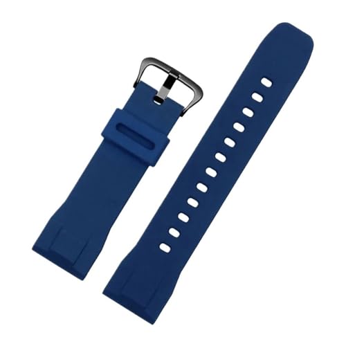 LMPVPDGADZ Armband passend for CASIO PRG-600yb-3 / PRG-650 / PRW-6600 Serie Herren-Sport-Silikon-Uhrenarmband 24 mm(Blue-black) von LMPVPDGADZ
