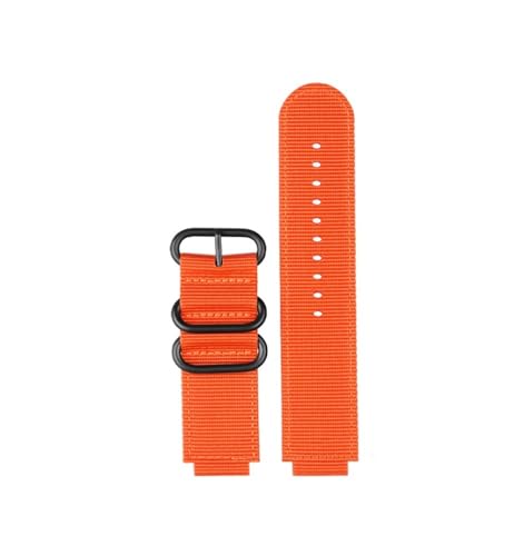 LMPVPDGADZ DW5600 Nylon-Armband, passend for G-SHOCK, passend for Casio GW6900 DW-5600 GW-B5600 GA-110 GM-5600 Uhrenarmband, Outdoor-Sportarmband(Orange bk) von LMPVPDGADZ