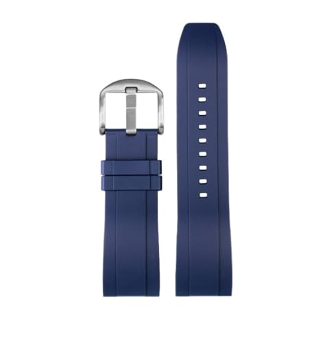 LMPVPDGADZ Fit for Citizen Blue Angel Uhrenarmband Zweite Drei Generation AT8020 JY8078 Carbon Fiber Nylon Fluor Gummi Armband 22mm 23mm(Blue SK,22mm) von LMPVPDGADZ