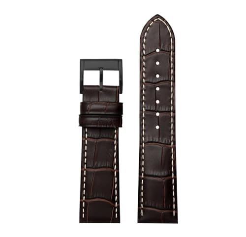 LMPVPDGADZ Fit for Hamilton Lederarmband Khaki H7060573 Armband Hautstruktur Armband 20 mm 22 mm Herren Schwarz Braun(B brown black,22mm) von LMPVPDGADZ
