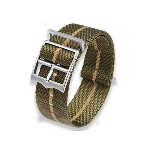 LMPVPDGADZ Gewebtes Armband, geeignet for Tudor Black Bay/Fit for Omega/Fit for Rolex/Fit for Seiko/Nylonarmband, 20 mm, 22 mm, Armbänder, Uhrenzubehör(A24 sk,20mm) von LMPVPDGADZ