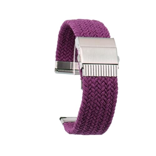 LMPVPDGADZ Hochelastisches Nylon-Armband, passend for Casio DW5600 GW-5000 GW-M5610 GA2100 GA-2100 DW-5600 GM2100, modisches Stoff-Uhrenarmband(Silver) von LMPVPDGADZ