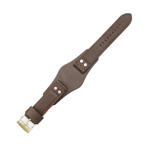 LMPVPDGADZ Leder-Uhrenarmbänder passend for Fossil Ch2564 Ch2565 Ch2891 FS4812 FS5068 Armband 22 mm(Red Black) von LMPVPDGADZ