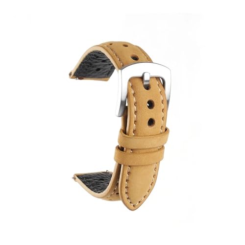 LMPVPDGADZ Leder Uhrenarmband 18mm 19mm 20mm 22mm Armband Vintage Handgelenk Band Zubehör Quick Release Ersatz Gürtel fit for Männer(E,18mm) von LMPVPDGADZ