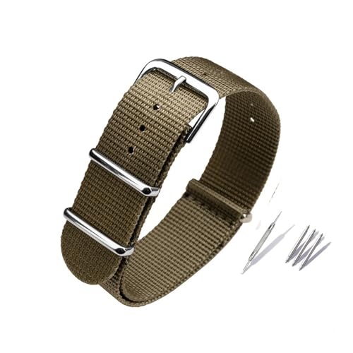 LMPVPDGADZ Nylonband-Anpassung, passend for Casio, passend for CITIZEN, passend for Seiko-Armband, Unisex-Uhrenzubehör, 18 mm, 19 mm, 20 mm, 21 mm, 22 mm, 24 mm(17 khaki,24mm) LMPVPDGADZ Nylonband-Anpassung, passend for Casio, passend for CITIZEN, passend for Seiko-Armband, Unisex-Uhrenzubehör, 18 mm, 19 mm, 20 mm, 21 mm, 22 mm, 24 mm(17 khaki,24mm) von LMPVPDGADZ