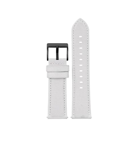 LMPVPDGADZ Nylon-Uhrenarmband passend for Seiko Nr. 5 Street Overlord Limited Edition SRPF23 SRPF24 SRPF19K1/SRPF20K1 Nylon-Unterseite(White line bk) von LMPVPDGADZ
