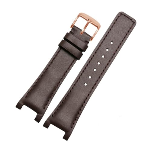 LMPVPDGADZ Fit for GC Strap YA1332 YA1333 YA1335 Männer Frauen Kerbe Top Schicht Leder Armband Armband 16 * 10 20 * 12 22 * 14mm Schraube(Brown rose gold,22.14mm) LMPVPDGADZ Fit for GC Strap YA1332 YA1333 YA1335 Männer Frauen Kerbe Top Schicht Leder Armband Armband 16 * 10 20 * 12 22 * 14mm Schraube(Brown rose gold,22.14mm) von LMPVPDGADZ