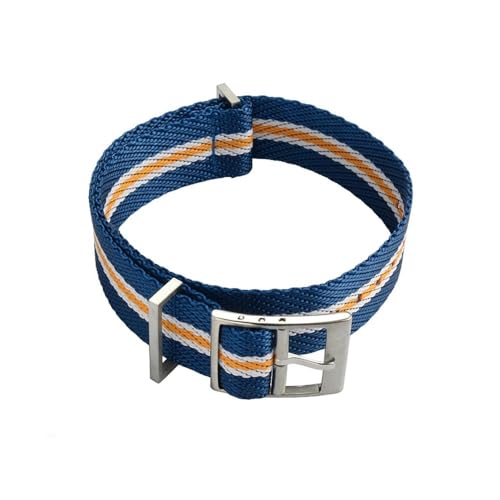 LMPVPDGADZ Waterpro Nylon-Armband, passend for Omega, passend for Swatch Joint Planet Series, gewebtes Canvas-Armband, Damen- und Herrenarmband, 20 mm(A22) von LMPVPDGADZ