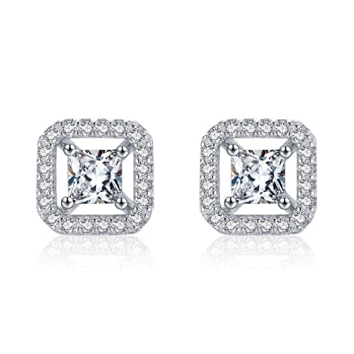 32 Stil 100% Herzen klares türkisfarbenes Gestüt Ohrringe für Frauen Hochzeit feiner Schmuck von LMRJHAZ