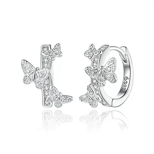 Fliegende Schmetterlinge Ohrringe für Frauen schillernden hypoallergenen Schmuck von LMRJHAZ