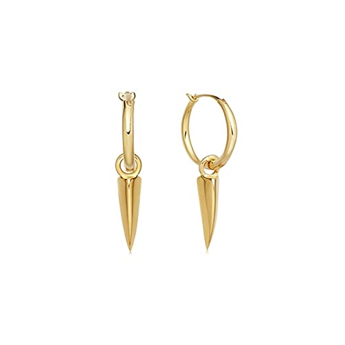 LMRJHAZ 18k plattierte Zirkon -Reifen Ohrringe für Frauen durchdringende Ohrrinde Ohrschnalle Schmuck Pendientes von LMRJHAZ