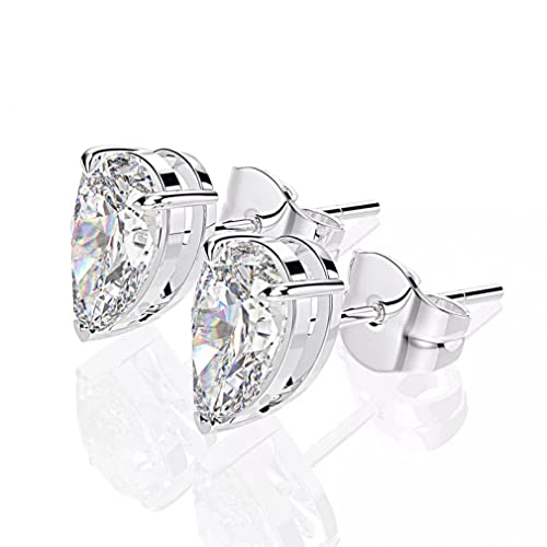 LMRJHAZ 5 * 8mm Waterdrop AAAAA+ Zirkon -Verlobungsohrringe für Frauen Hochzeit fein von LMRJHAZ