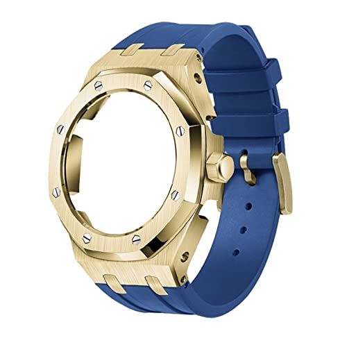 LMRJHAZ 5rd Kit Silicon Watch Band Gurt Metal Beprenzmodelle für GA2100/GA2110, Herren Uhrenmodding -Ersatzzubehör, Case Band with Tools von LMRJHAZ