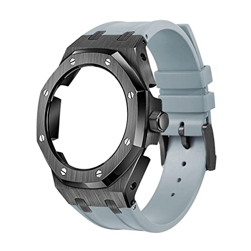 LMRJHAZ 5rd Kit Silicon Watch Band Gurt Metal Beprenzmodelle für GA2100/GA2110, Herren Uhrenmodding -Ersatzzubehör, Case Band with Tools von LMRJHAZ