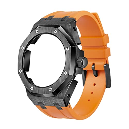 LMRJHAZ 5rd Kit Silicon Watch Band Gurt Metal Beprenzmodelle für GA2100/GA2110, Herren Uhrenmodding -Ersatzzubehör, Case Band with Tools von LMRJHAZ