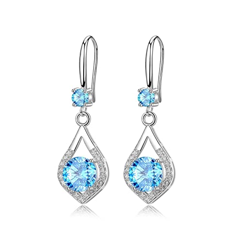 LMRJHAZ Drop Women Blue Jewellry FEMALES High-End-Ohrringe von LMRJHAZ