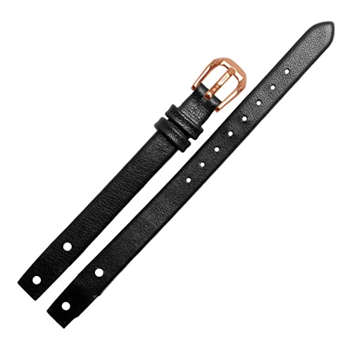 LMRJHAZ Echte Leder Lady Watchbänder für Focken ES4340 ES4119 ES4000 Uhrengurte mit Schraube 8 mm rot schwarz blau WhiteBracelet von LMRJHAZ