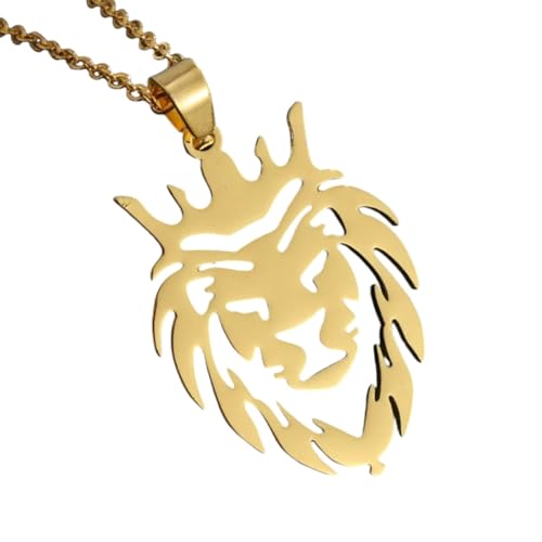 LMRJHAZ Exquisite Halskette mit Tier-Anhänger aus Edelstahl für Damen, modischer Charm, lässiger Schmuck, Geschenk für Sie, trendiges, kreatives Geschenk von LMRJHAZ