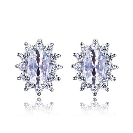 LMRJHAZ Frauen Bolzen Ohrringe mit AAAAA Royal Blue Green Hell Blue Spinell Zirkon Oval 925 Sterling Silber Schneeflockenohrring LMRJHAZ Frauen Bolzen Ohrringe mit AAAAA Royal Blue Green Hell Blue Spinell Zirkon Oval 925 Sterling Silber Schneeflockenohrring von LMRJHAZ