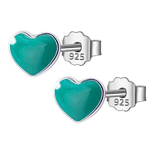 LMRJHAZ Frauen Schmuck winzige rote Liebe Fußabdrücke 5mmx6mm Ohrringe für von LMRJHAZ