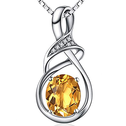 LMRJHAZ Geometrie Silber 925 Schmuck Edelstein Halskette für Frauen Oval Amethyst Aquamarine Citrin Anhänger Dating Geschenk LMRJHAZ Geometrie Silber 925 Schmuck Edelstein Halskette für Frauen Oval Amethyst Aquamarine Citrin Anhänger Dating Geschenk von LMRJHAZ