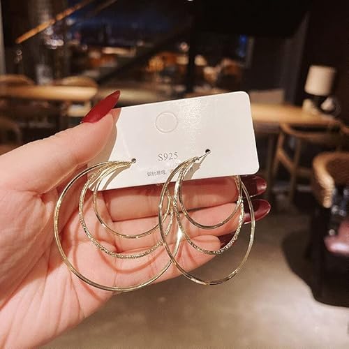 LMRJHAZ Geometrische Zirkonperlenohrringe für Frauen Ohrringe Hochzeit Schmuck Geburtstag Geschenk von LMRJHAZ