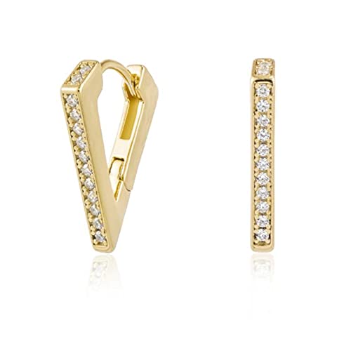 LMRJHAZ Hölzerohrringe für Frauen exquisite Zirkonstierohrringohrring Juwely Pendientes von LMRJHAZ