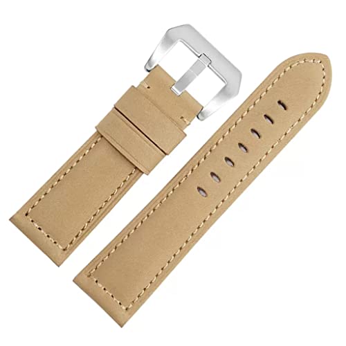 LMRJHAZ Leder Uhrengurt Männer 22 24 mm (e, 20mm) von LMRJHAZ