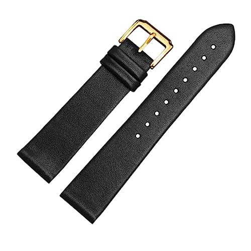 LMRJHAZ Leder Uhrengurt für Männer und Frauen -dünne weiche Schnalle -Accessoires dünne Schaltkettenkette (17 mm) von LMRJHAZ