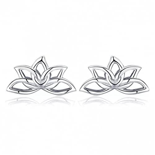 LMRJHAZ Lotus Blumenohrringe für Frauen Glücksgeschenk von LMRJHAZ