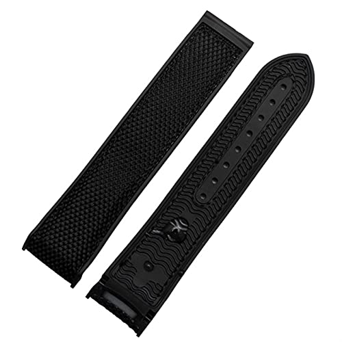 LMRJHAZ Nylon Gummi -Uhrband für Omega -Männer Einbindungsstock -Gurt -Uhr -Accessorie Silikon -Uhr -Armband Kette von LMRJHAZ