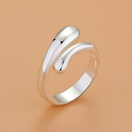 LMRJHAZ Offene Ringe für Frauen, Vintage einstellbare elegante Wasserdrop -Form von LMRJHAZ