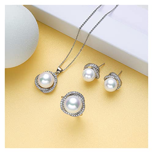LMRJHAZ Sets Ohrringe Ring Choker Engagement Schmuckzubehör Anheize Halskette Halsketten für Frauen LMRJHAZ Sets Ohrringe Ring Choker Engagement Schmuckzubehör Anheize Halskette Halsketten für Frauen von LMRJHAZ
