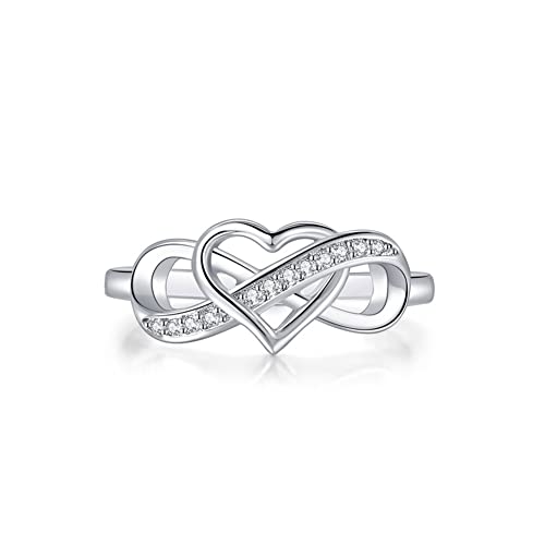 LMRJHAZ Silberringe Heiratsringe für Frauen Hochzeit Verlobungsringe Schmuck Silberringe für Frauen (Hauptsteinfarbe: DZR030, Ringgröße: 11) von LMRJHAZ