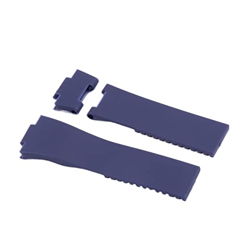 LMRJHAZ Watchband-Armband Silikon Uhrenband für Ulysse-Nardin Marine Water of Gummi Watchstrap Sport 25 * 12-mm-Mann Uhren Sport von LMRJHAZ
