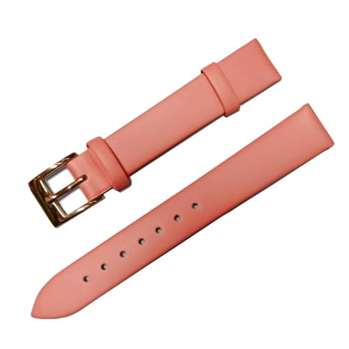 LMRJHAZ Xlczmyllederfor Frauen Männer 12mm 14 mm 16 mm 18 mm 20 mm 22mm Uhren Bandbänder dünne Uhr Bracelet Uhr Accessoires, rosa 2,20 mm von LMRJHAZ
