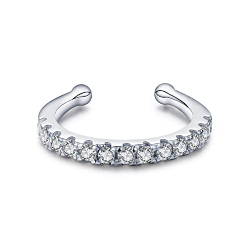 Sterne Ohrmanschette klare funkelnde Clipohrringe für Frauen Grils Fein Schmuck von LMRJHAZ