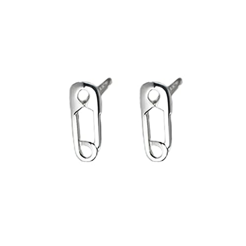 LMRJHAZM 20g minimalist winzig Sicherheitsnadel Sterling Silber Ohrringe für Frauen Süßes kleines Stollenknorpel Tragus Post Pin Hypoallergen durchbohrtes Ohrschmuck Geburtstag Urlaub Geschenke von LMRJHAZM