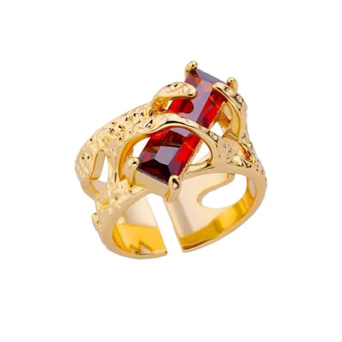 LMRJHAZM Accessoires Ringe Ring Juwely Frauen Square Wickelte Ringe für Frauen Ring Hochzeitsfeier von LMRJHAZM