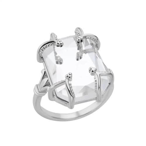 LMRJHAZM Accessoires Ringe Ring Juwely Frauen Square Wickelte Ringe für Frauen Ring Hochzeitsfeier von LMRJHAZM
