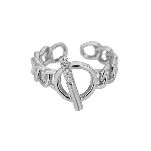 LMRJHAZM Accessoires Ringe Ring Schmuck Frauen Männer Kristall Stein Regenbogenringe für Frauen Hochzeit Paar Ring von LMRJHAZM