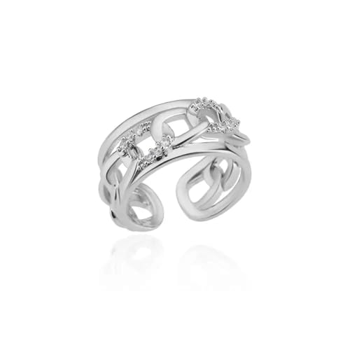 LMRJHAZM Accessoires Ringe Ring Schmuck Frauen Männer Kristall Stein Regenbogenringe für Frauen Hochzeit Paar Ring von LMRJHAZM