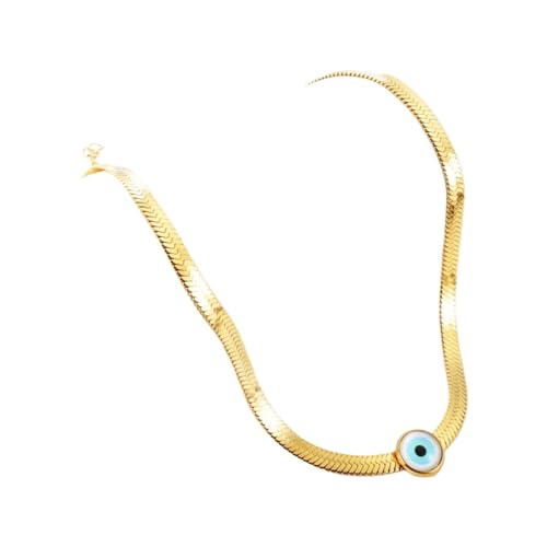 LMRJHAZM Evil Eye Halskette für Frauen Menschen Glück böse Eye Anhänger Halskette 925 Sterling Silber Kette Halskette Halskette böse Eye Gold Evil Eye Choker von LMRJHAZM