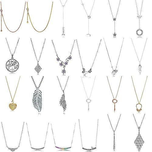 LMRJHAZM Frauenschmuck Neues 2024 100% 925 Sterling Silber herzförmige Blume Phoenix Feathers Halskette für Frauen Original Mode Schmuckgeschenke Mode Accessoires kreatives Geschenk, freie Größe, von LMRJHAZM