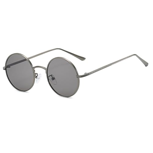 LMRJHAZM Klassische runde Sonnenbrille für Herren, Metallrahmen, UV400, modische Brillen LMRJHAZM Klassische runde Sonnenbrille für Herren, Metallrahmen, UV400, modische Brillen von LMRJHAZM