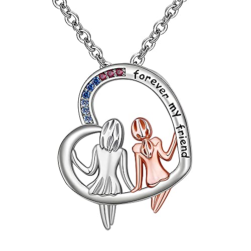 LMRJHAZM Kronleuchter Zirkon Anhänger Kette Rose Halskette für Frauen Fein Schmuck Geburtstag Geschenkleuchte von LMRJHAZM